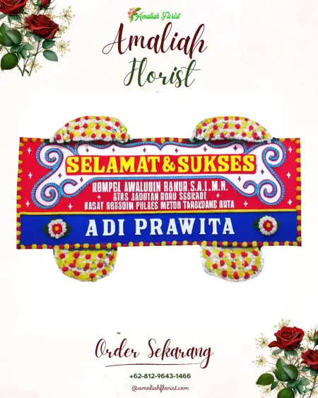 Papan Bunga Ucapan Selamat Cobanjoyo